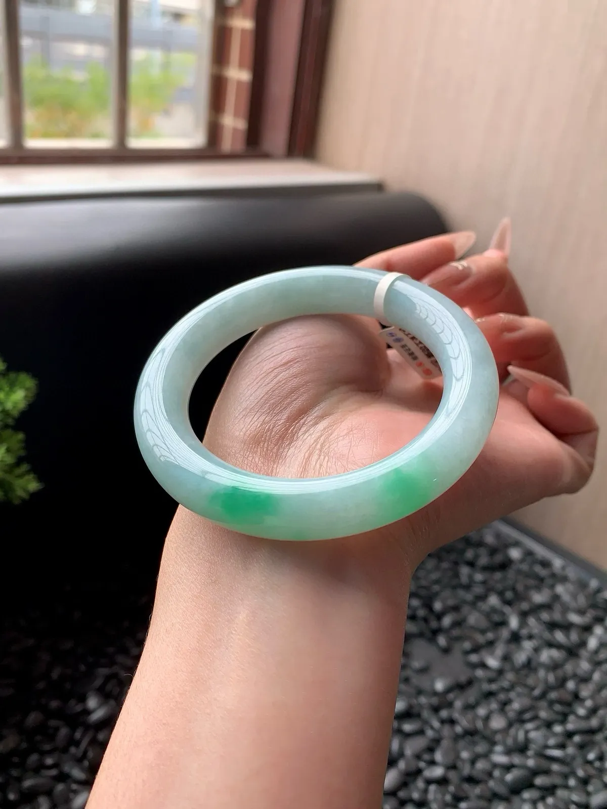 阳绿白底青圆条成品
⭕️56-11.6-11.2