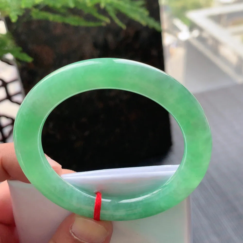 圆条冰阳绿 无瑕 尺寸:54.1/9.2/9.6 种色兼备🥰🥰