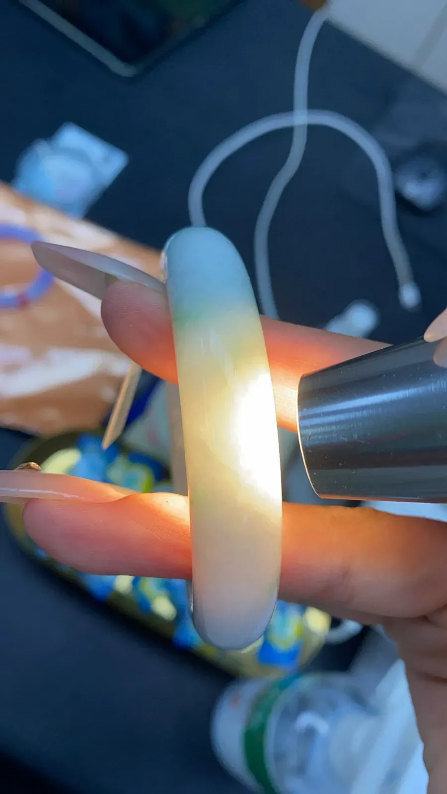 阳绿白底青正圈成品
⭕️58-12.8-8.8