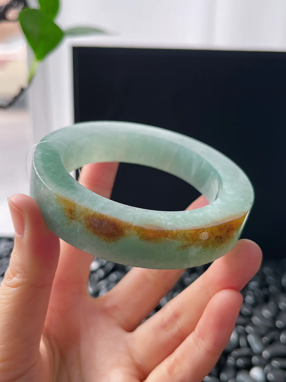 翡翠镯饼，⭕️正圈最大做58，最小做54