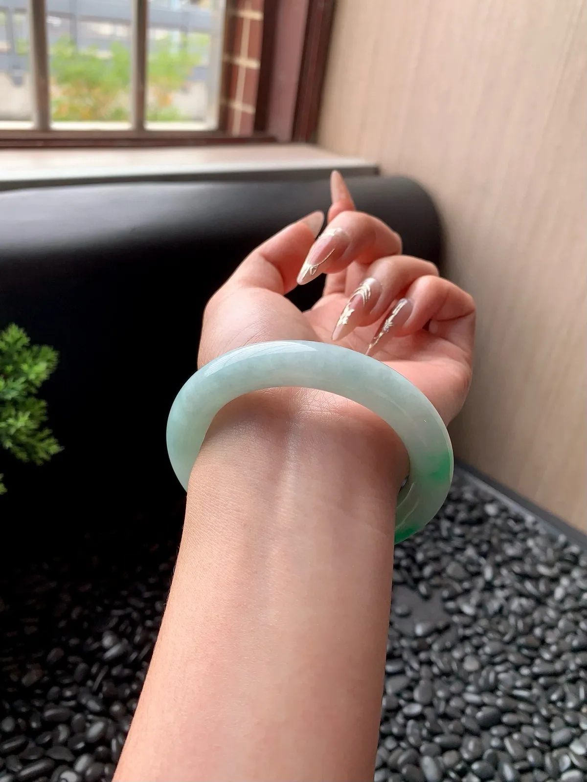 阳绿白底青圆条成品
⭕️56-11.6-11.2