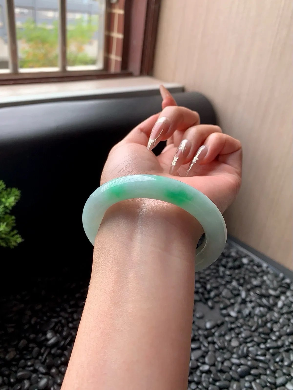 阳绿白底青圆条成品
⭕️56-11.6-11.2