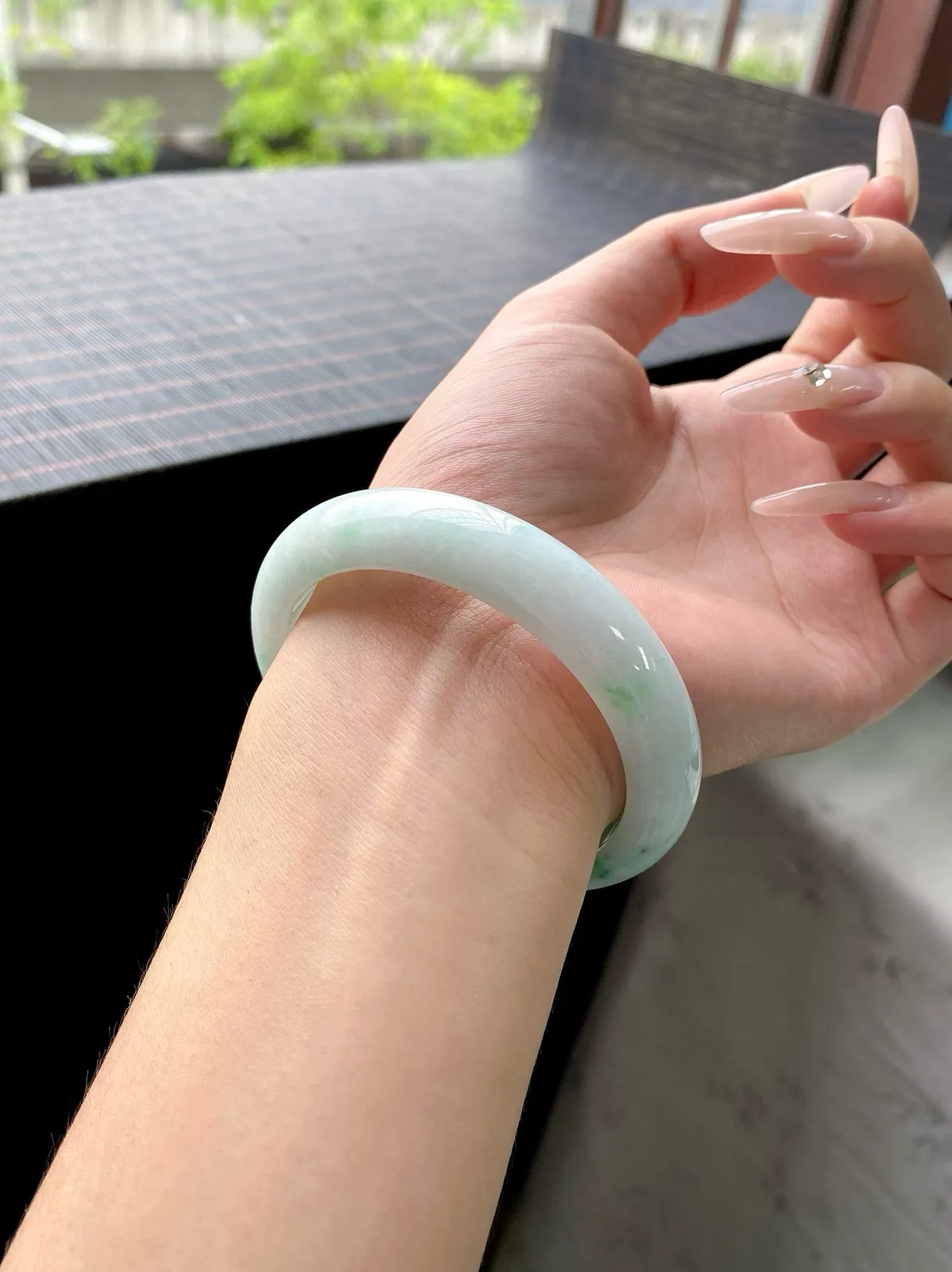 阳绿白底青正圈成品
⭕️58-12.8-8.8