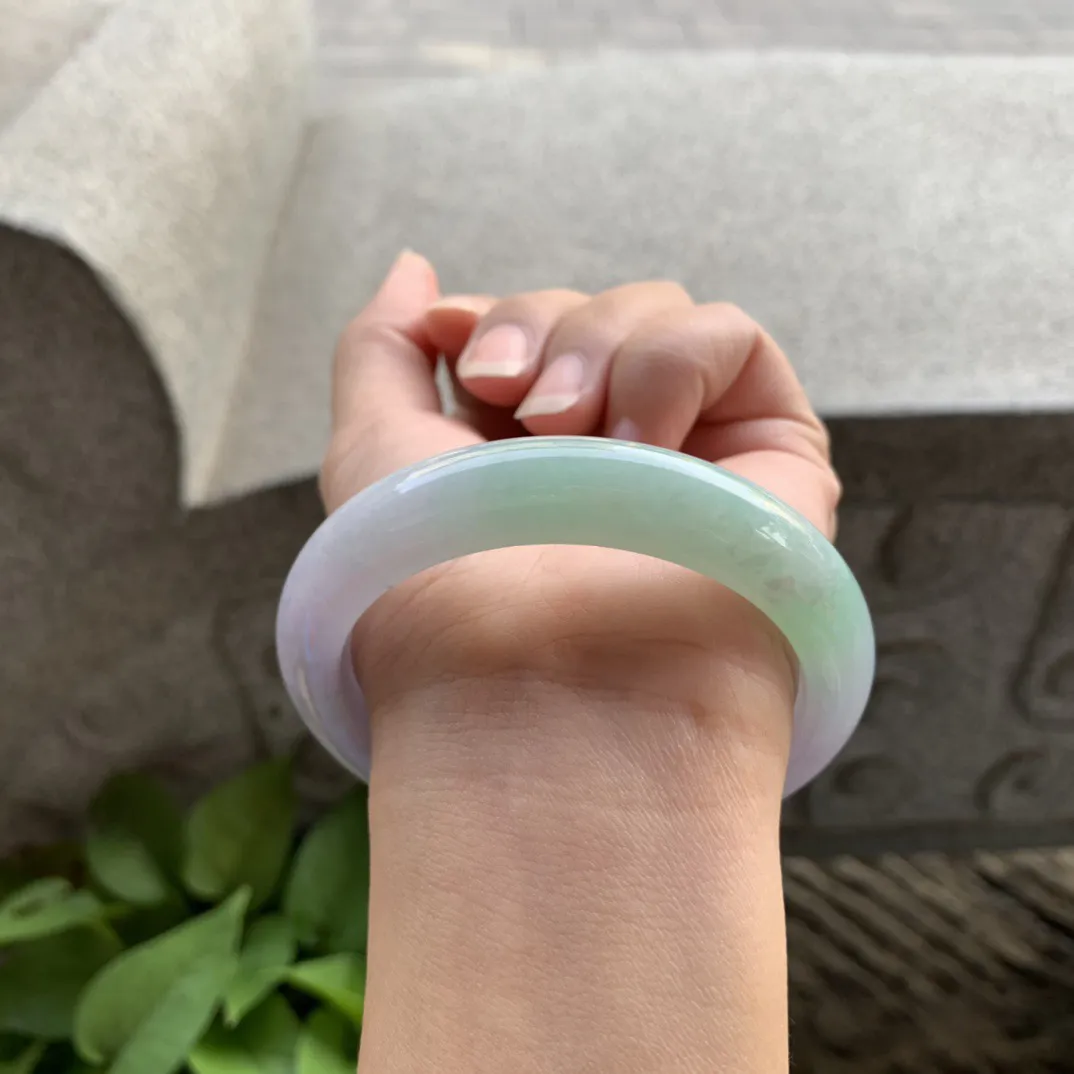 圈口56.7-12.4-8.9 【春彩正圈手镯】正圈56 57可戴