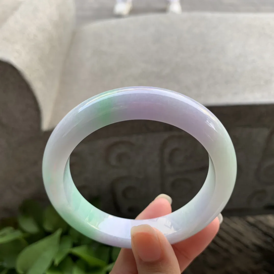 大圈口58.8-12.8-9.4 【春彩正圈手镯】正圈58 59可戴