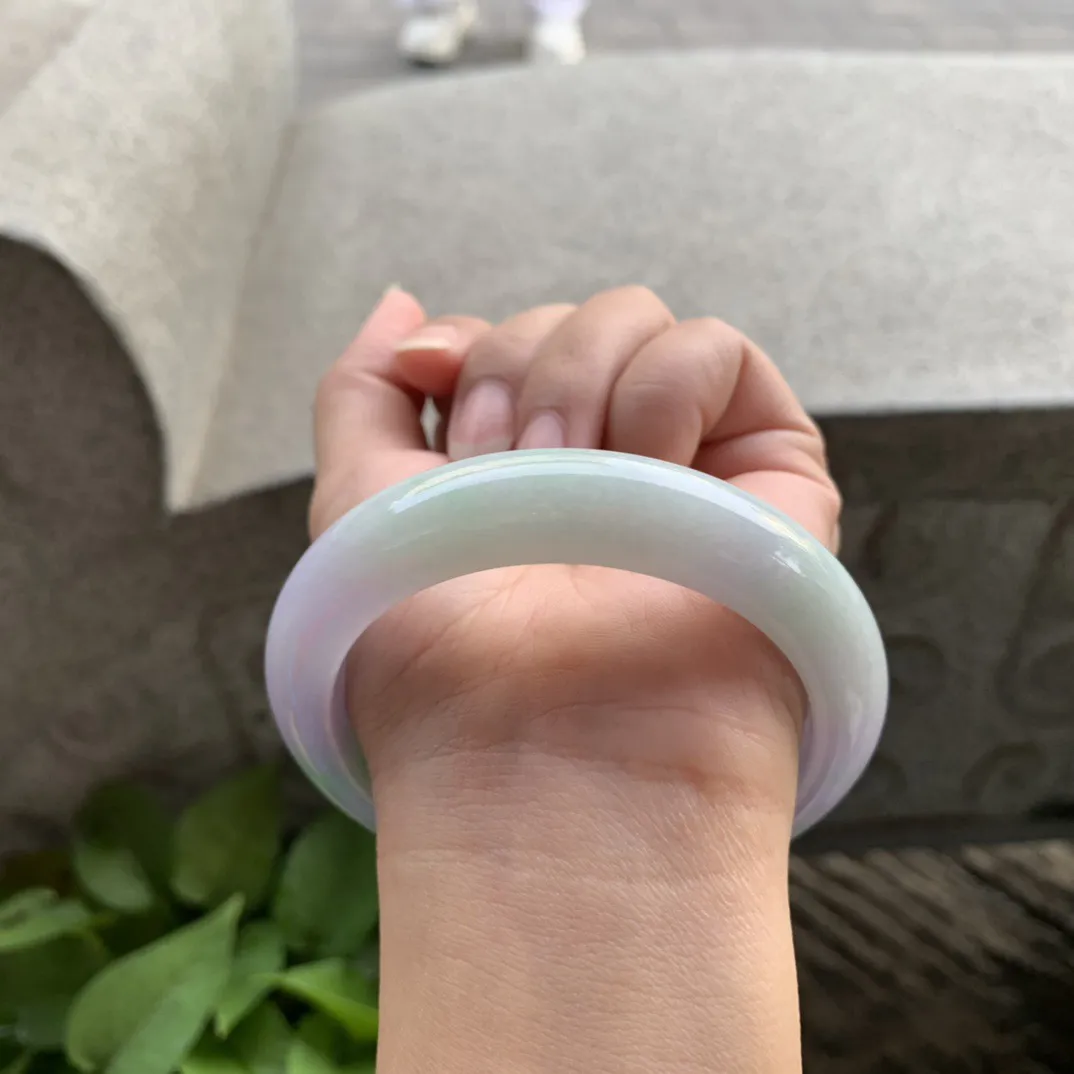 大圈口58.8-12.8-9.4 【春彩正圈手镯】正圈58 59可戴