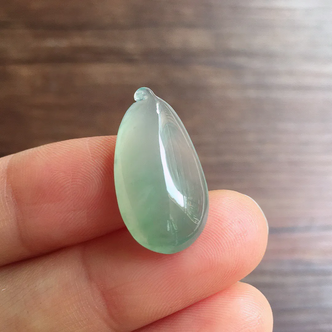 冰晴底福瓜，镶嵌佳品，冰润细腻，种水足 尺寸23*12.2*5.9