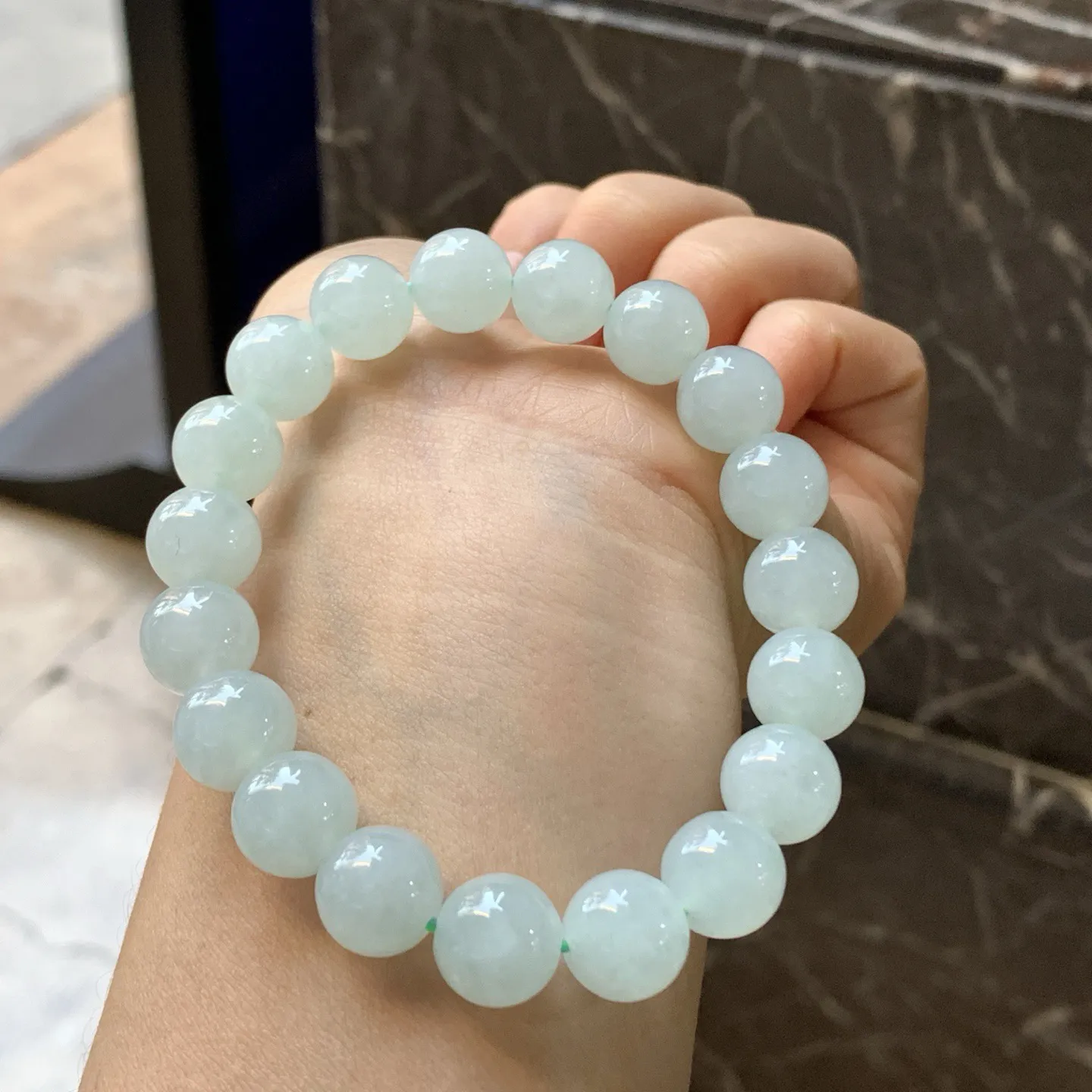 晴水手串^_^清新细腻