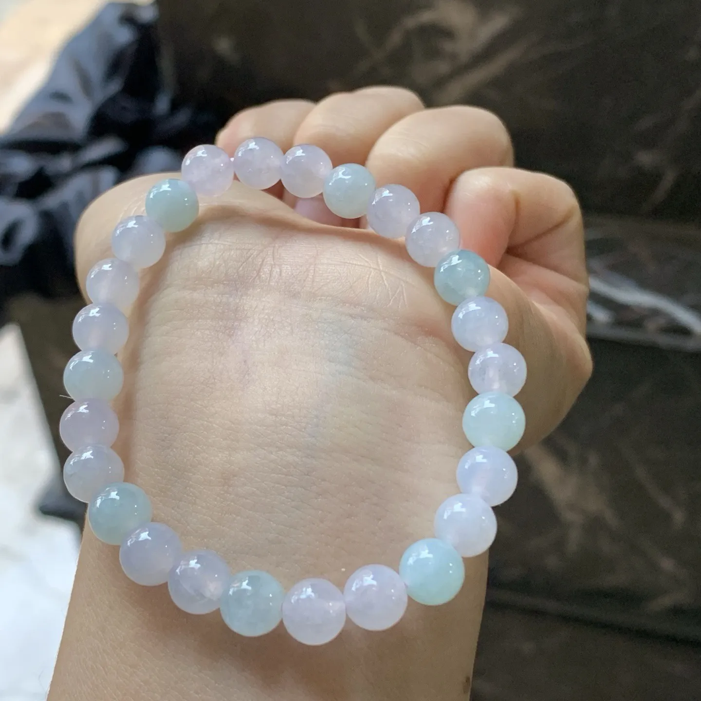 淡春彩手串^_^冰透 清新