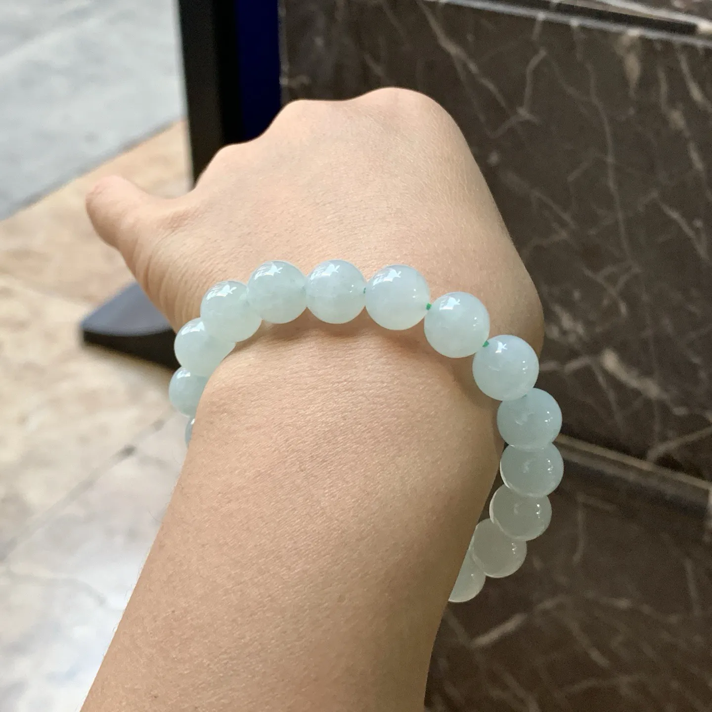 晴水手串^_^清新细腻