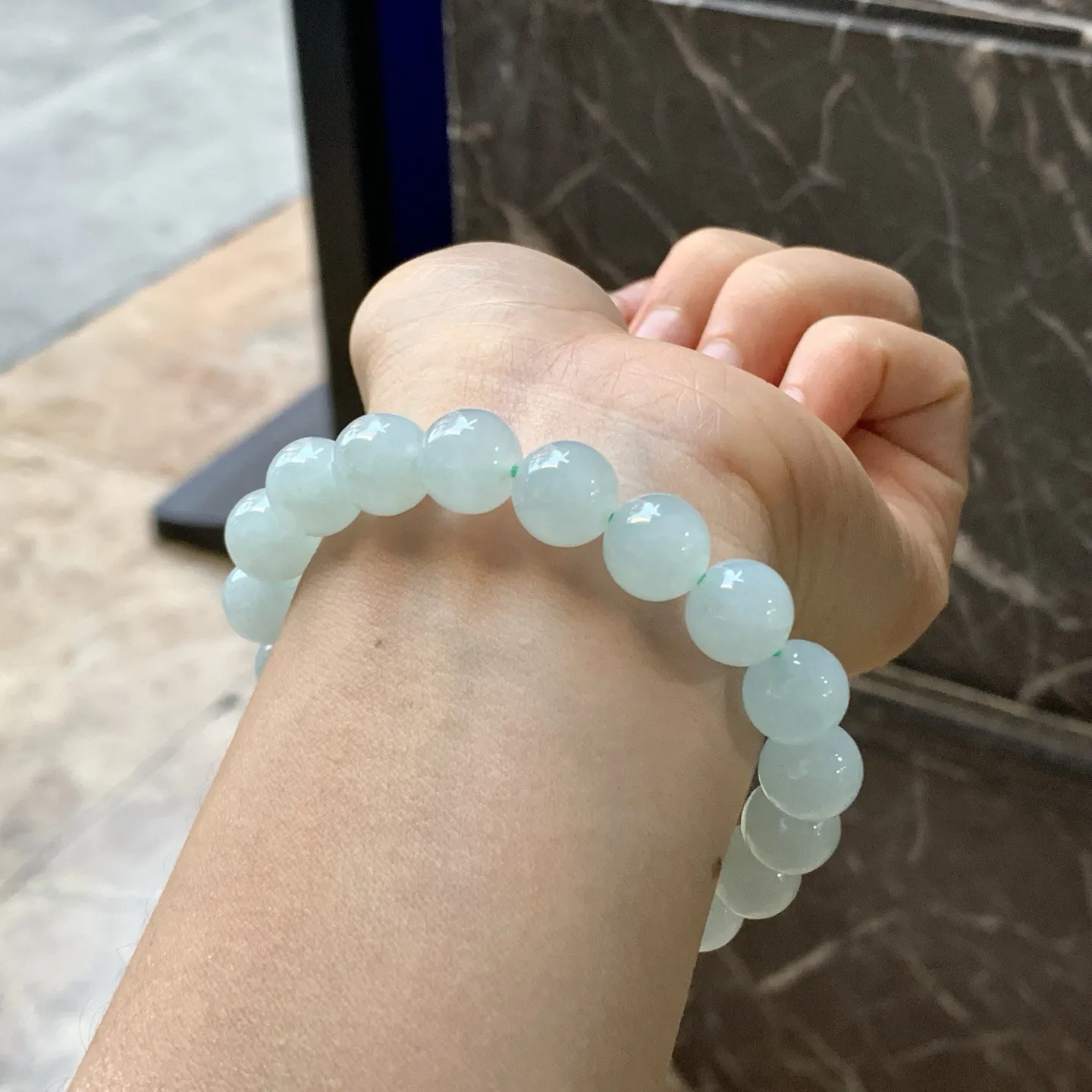 晴水手串^_^清新细腻