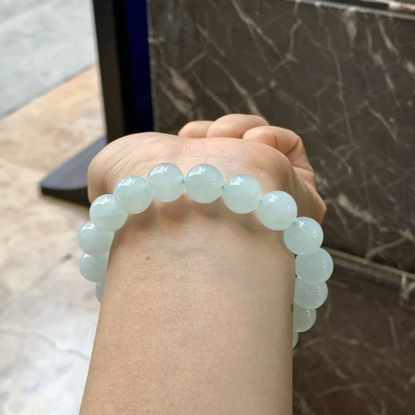 晴水手串^_^清新细腻