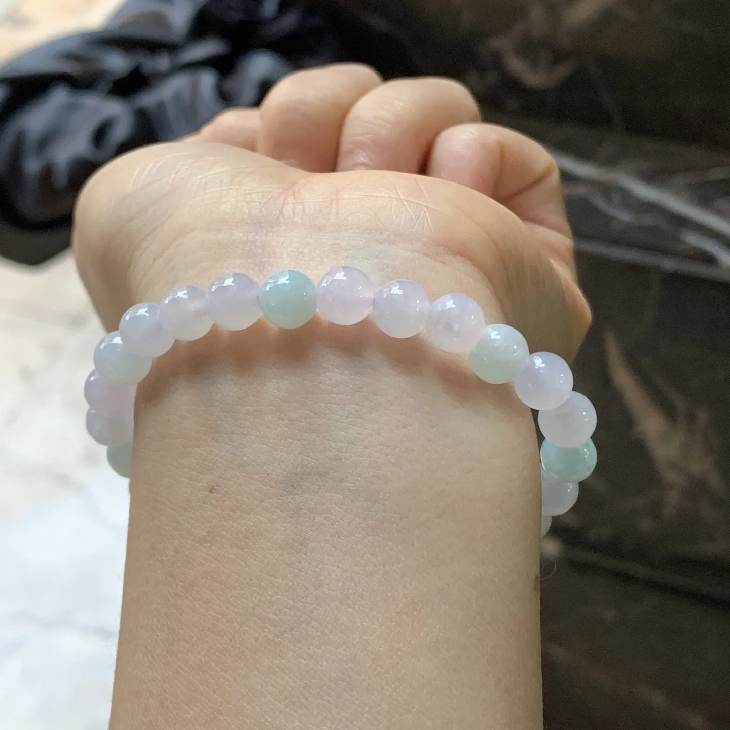 淡春彩手串^_^冰透 清新