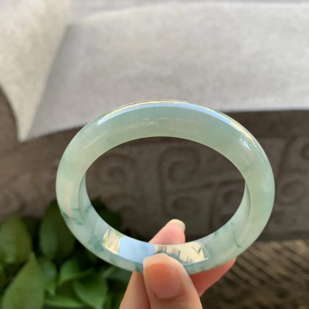 圈口 55.5-12-8.6【飘花正圈手镯】正圈55 56可戴