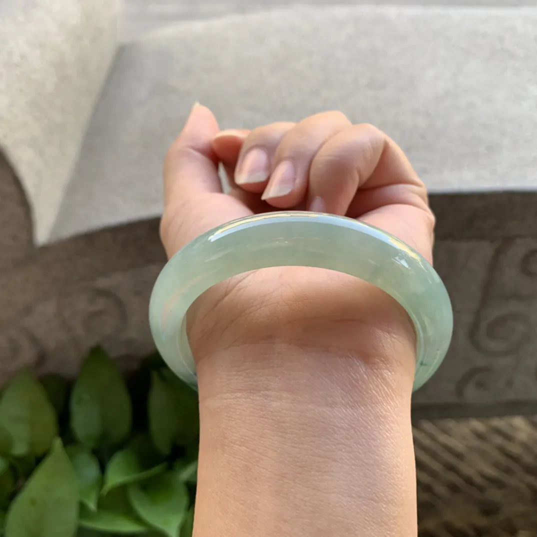 圈口 55.5-12-8.6【飘花正圈手镯】正圈55 56可戴