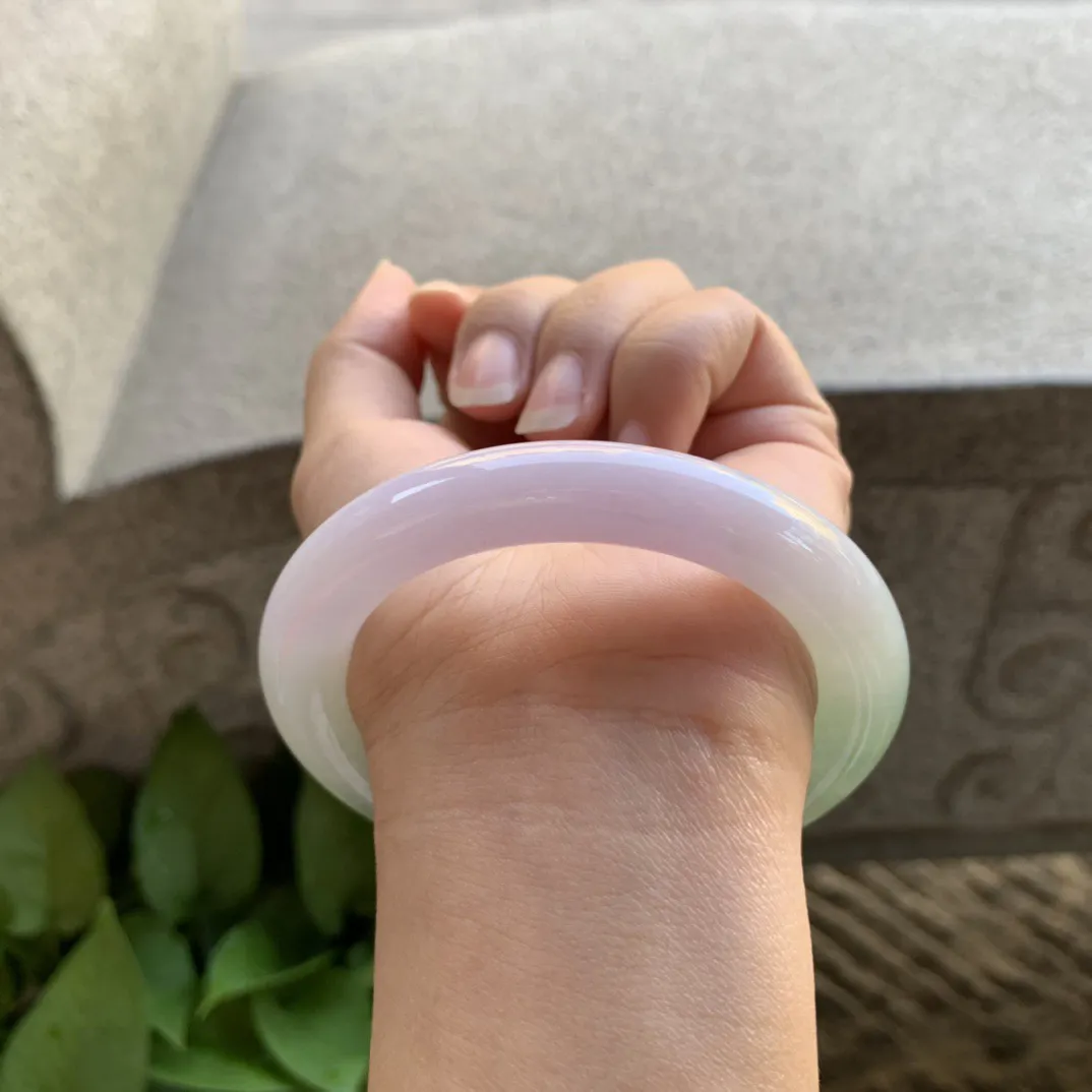 圈口56.5-10.7 【春彩圆条手镯】圆条56 57可戴