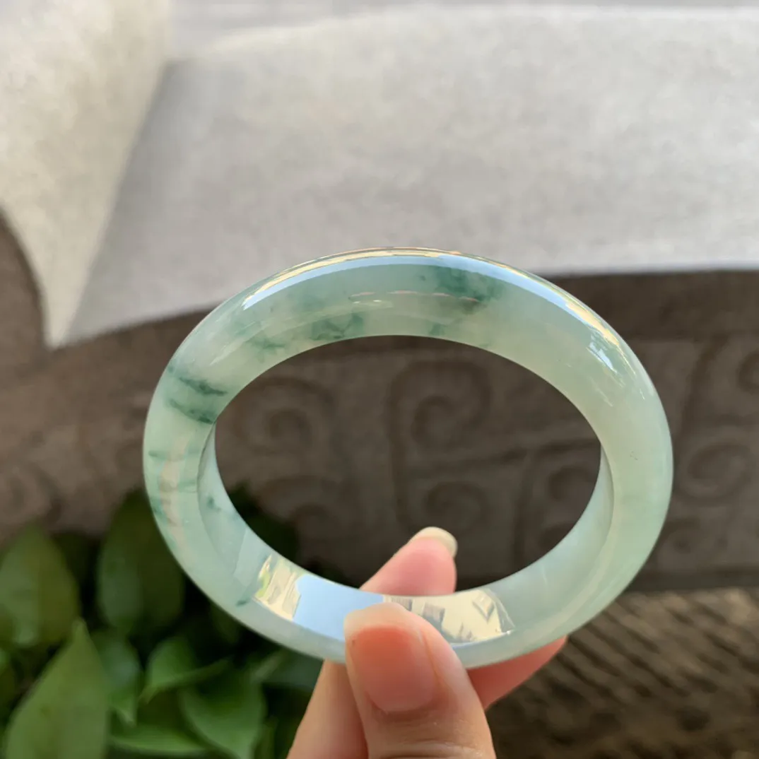 圈口 55.5-12-8.6【飘花正圈手镯】正圈55 56可戴