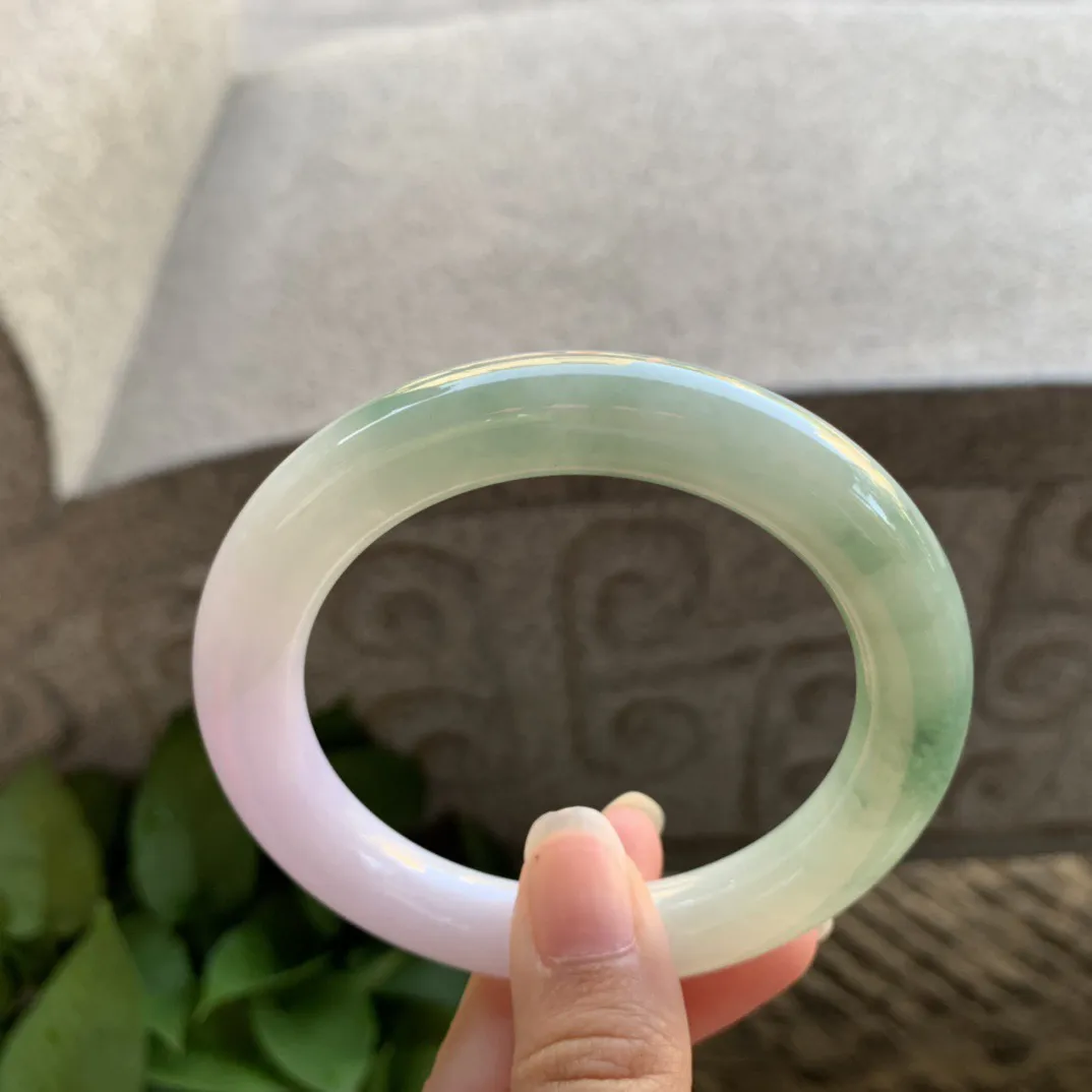 圈口56.5-10.7 【春彩圆条手镯】圆条56 57可戴