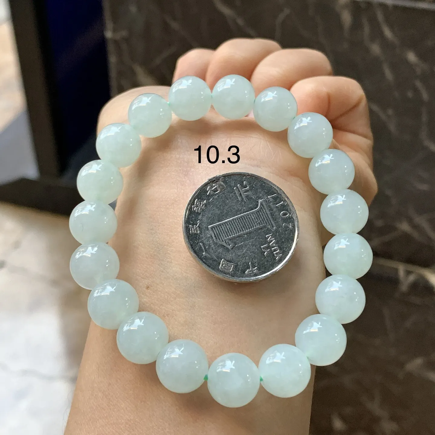 晴水手串^_^清新细腻