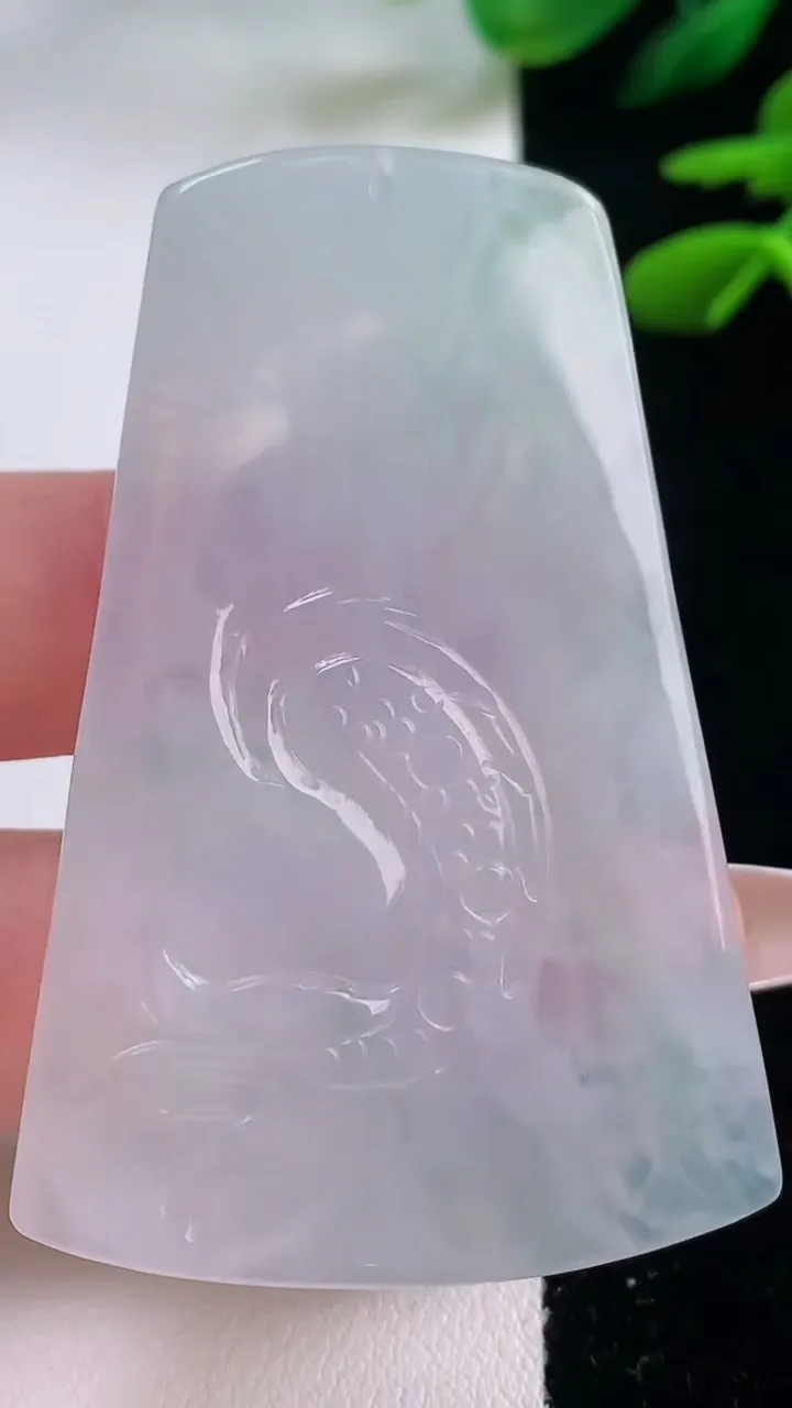 天然A货翡翠龙牌吊坠，尺寸58-38.6-5.5，重量:22.82g
12月2日