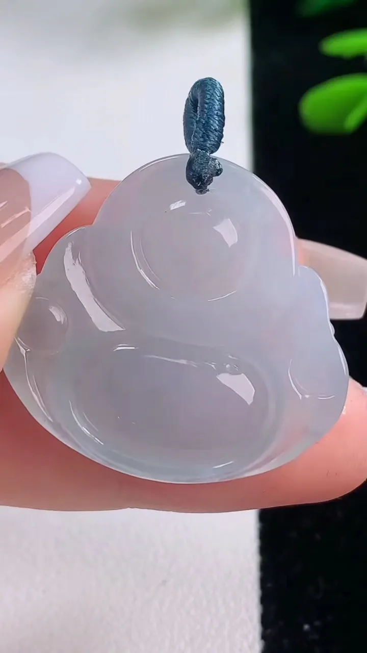 天然A货翡翠佛公吊坠，尺寸28-29.8-6.3，重量:7.64g
12月2日