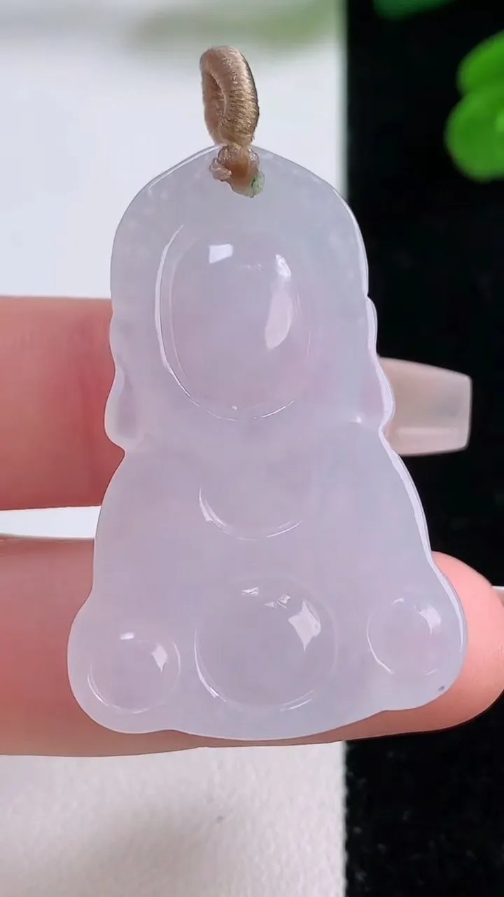 天然A货翡翠宝宝佛吊坠，尺寸40.6-27-5.9，重量:11.16g
12月4日