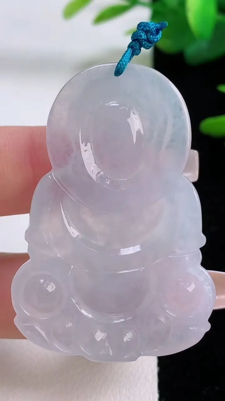 天然A货翡翠观音菩萨吊坠，尺寸49.6-34.2-5.6，重量:16.50g
12月5日