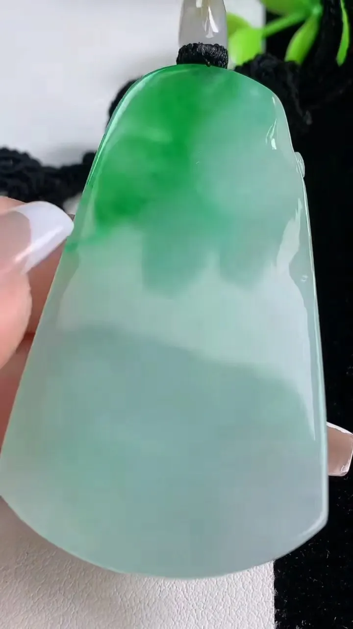 天然A货翡翠鸟语花香吊坠，尺寸62-37.2-9.4，重量:41.65g
12月10日