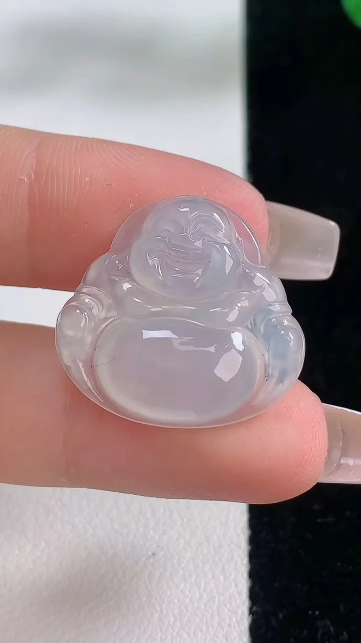 天然A货翡翠佛公吊坠，尺寸21-22.8-4.9，重量:3.58g
12月11日