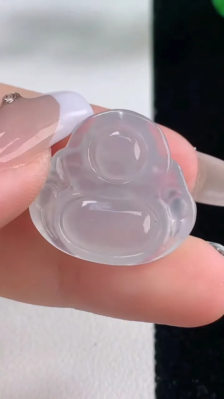 天然A货翡翠佛公吊坠，尺寸21-22.8-4.9，重量:3.58g
12月11日