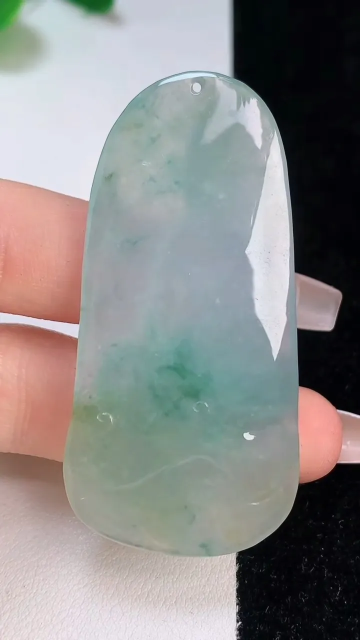 天然A货翡翠飘花文殊菩萨吊坠，尺寸58.8-28.8-9.3，重:23.63g
12月11日