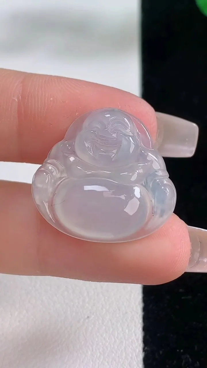 天然A货翡翠佛公吊坠，尺寸21-22.8-4.9，重量:3.58g
12月11日