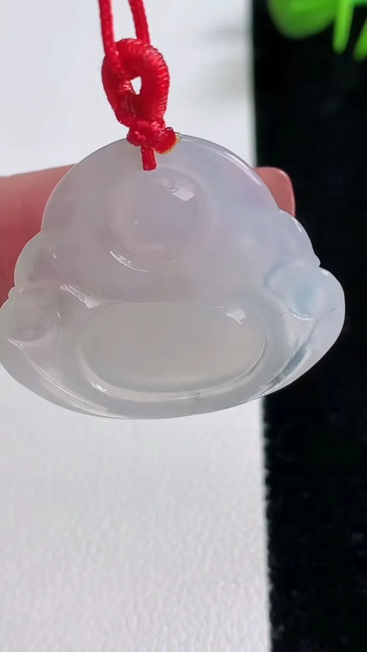 天然A货翡翠佛公吊坠，尺寸26.3-30-5.7，重量:6.91g
12月17日