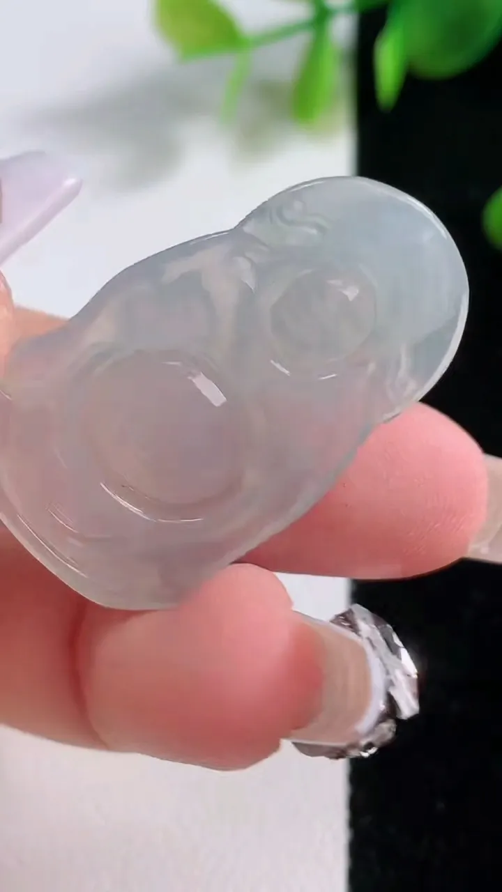 天然A货翡翠财神爷吊坠，尺寸34.6-20-4，重量:5.33g
12月18日