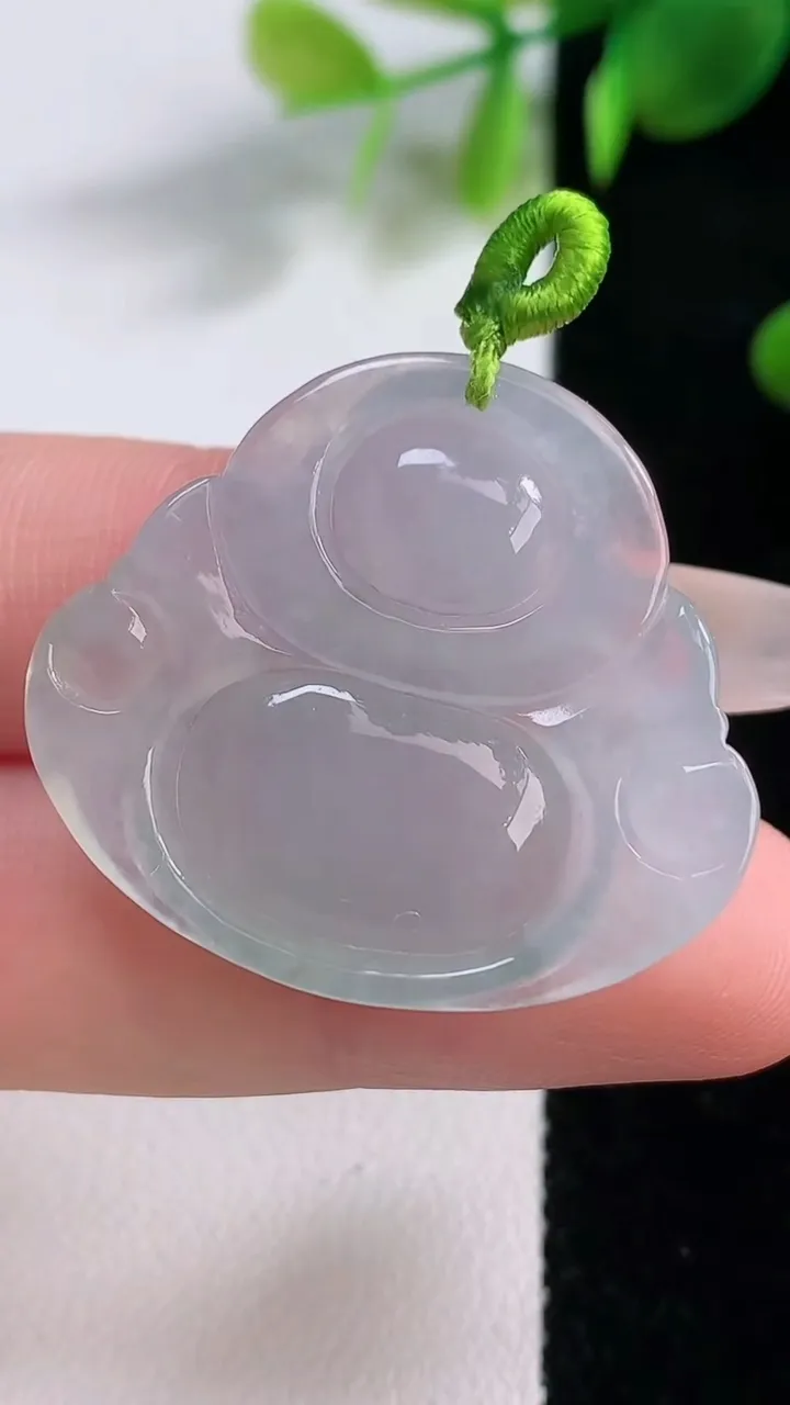 天然A货翡翠佛公吊坠，尺寸29-32.3-6.6，重量:9.10g
12月18日