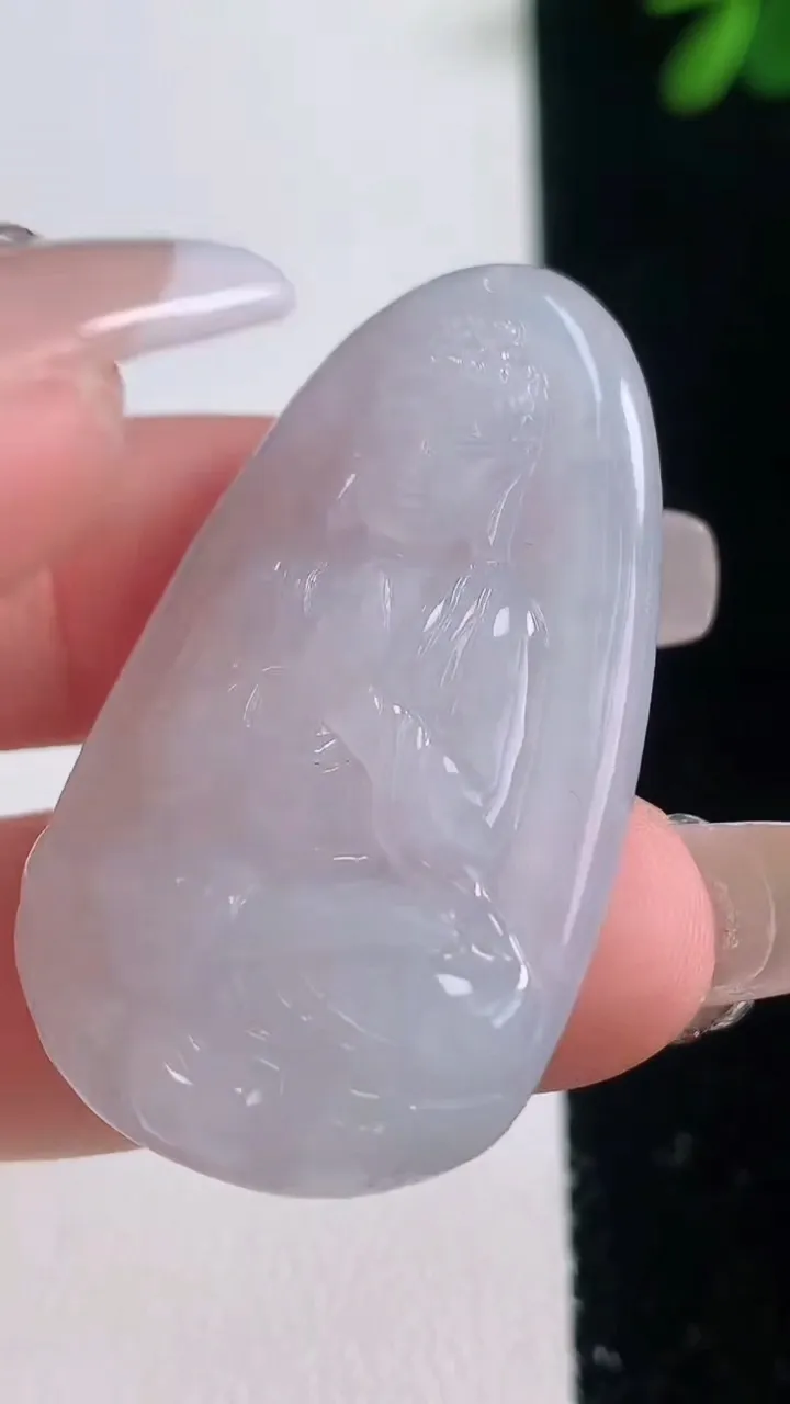 天然A货翡翠阿弥陀佛吊坠，尺寸40.8-24-6，重量:11.20g
12月21日