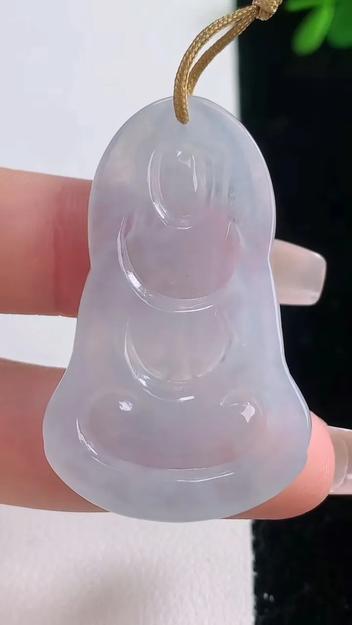 天然A货翡翠观音菩萨吊坠，尺寸43.6-27-4，重量:8.69g
12月21日