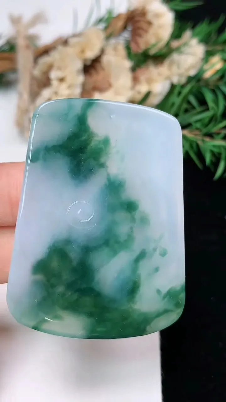 天然A货翡翠飘花普贤菩萨吊坠，尺寸48.2-36-5.5，重量:21.19g
12月24日