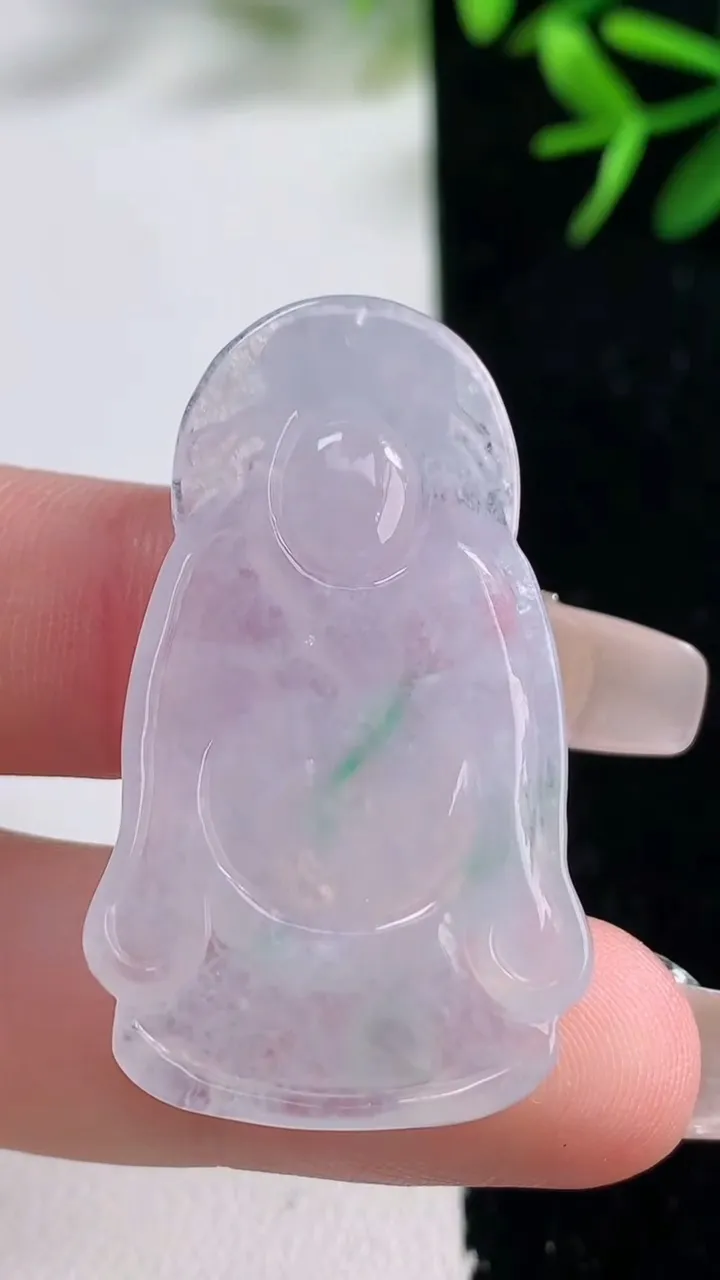 天然A货翡翠财神爷吊坠，尺寸39-21.4-5.9，重量:8.93g
12月26日