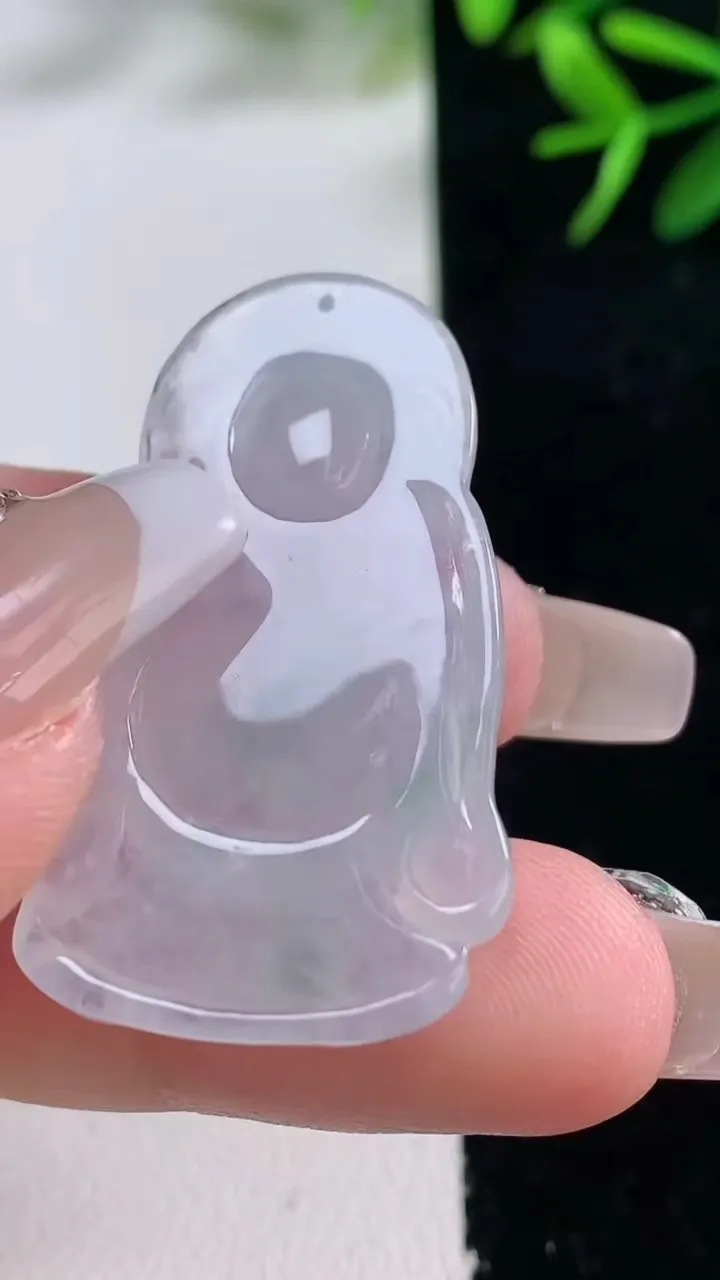 天然A货翡翠财神爷吊坠，尺寸39-21.4-5.9，重量:8.93g
12月26日