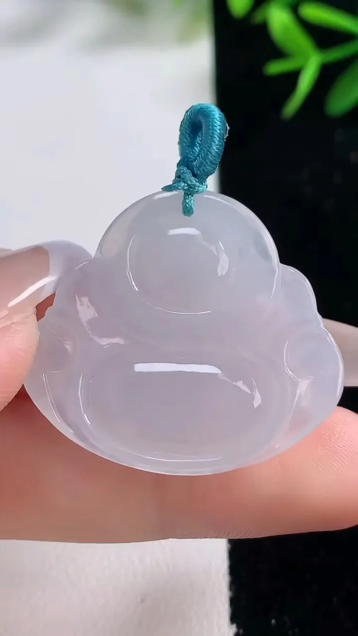 天然A货翡翠佛公吊坠，尺寸29-32-6.8，重量:8.91g
12月27日