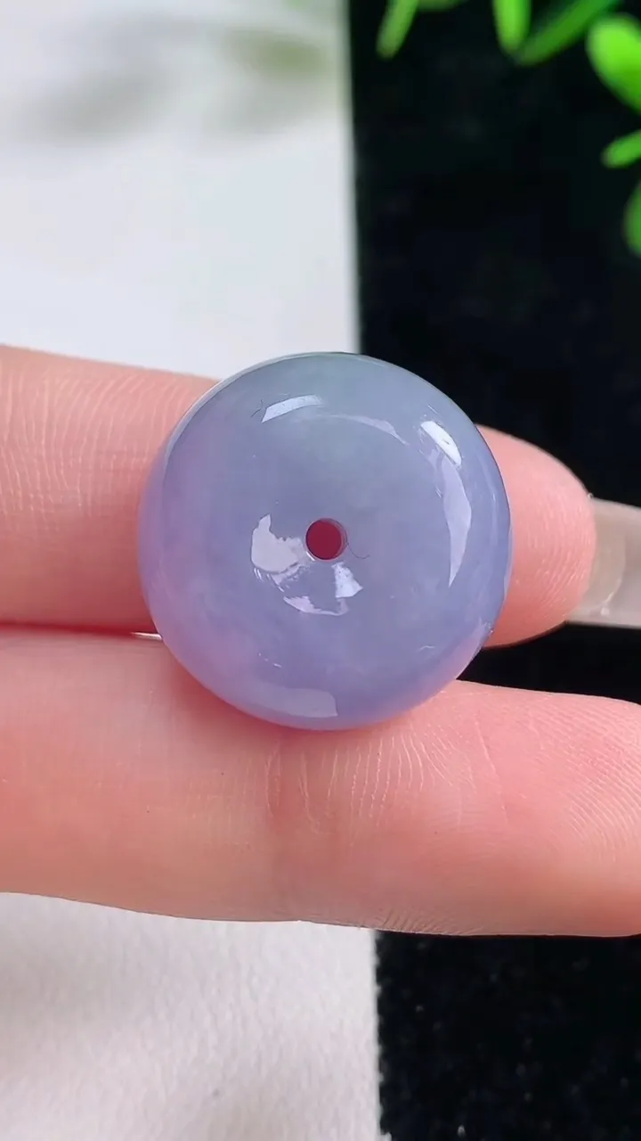 天然A货翡翠紫罗兰路路通吊坠，尺寸20.5-12，重量:11.78g
12月27日