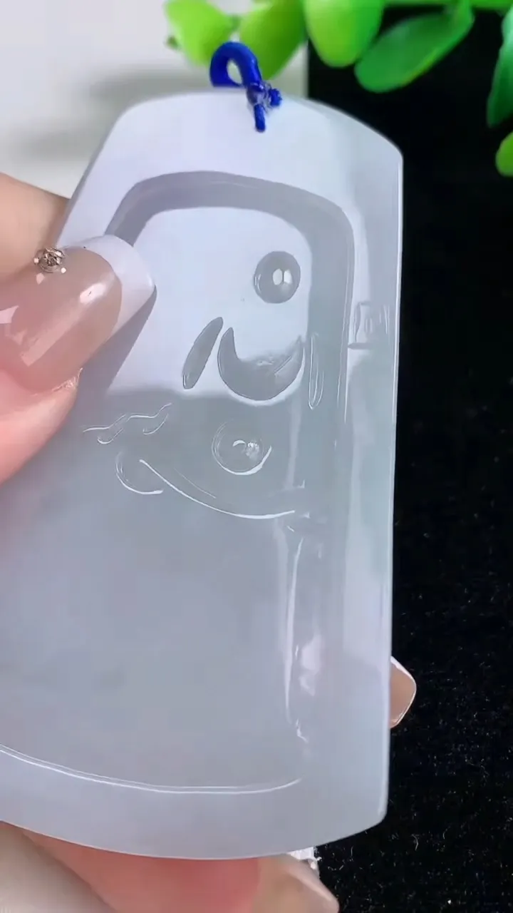 天然A货翡翠紫罗兰文殊菩萨吊坠，尺寸74.3-48.3-5.5，重量:43.86g
12月28日