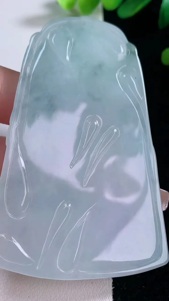 天然A货翡翠飘花大势至菩萨吊坠，尺寸74-47.6-5.6，重量:41.36g
12月29日