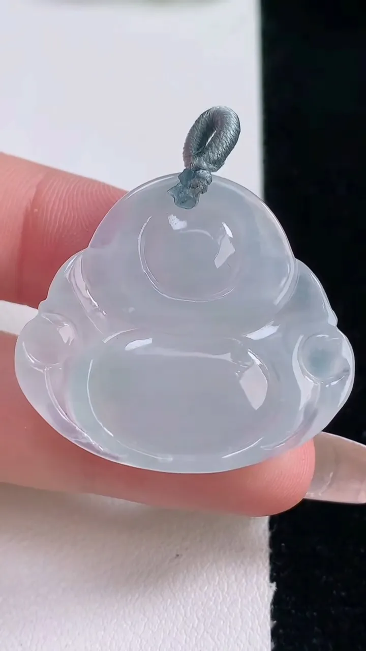 天然A货翡翠佛公吊坠，尺寸30-33.7-6，重量:9.02g
12月30日