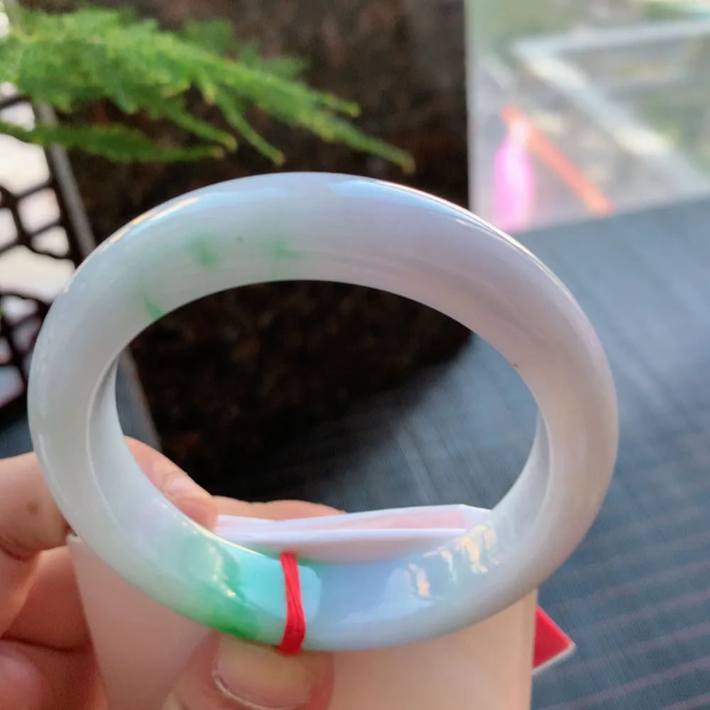 正圈冰糯春彩 无瑕 尺寸:55.4/13/8.9 超美