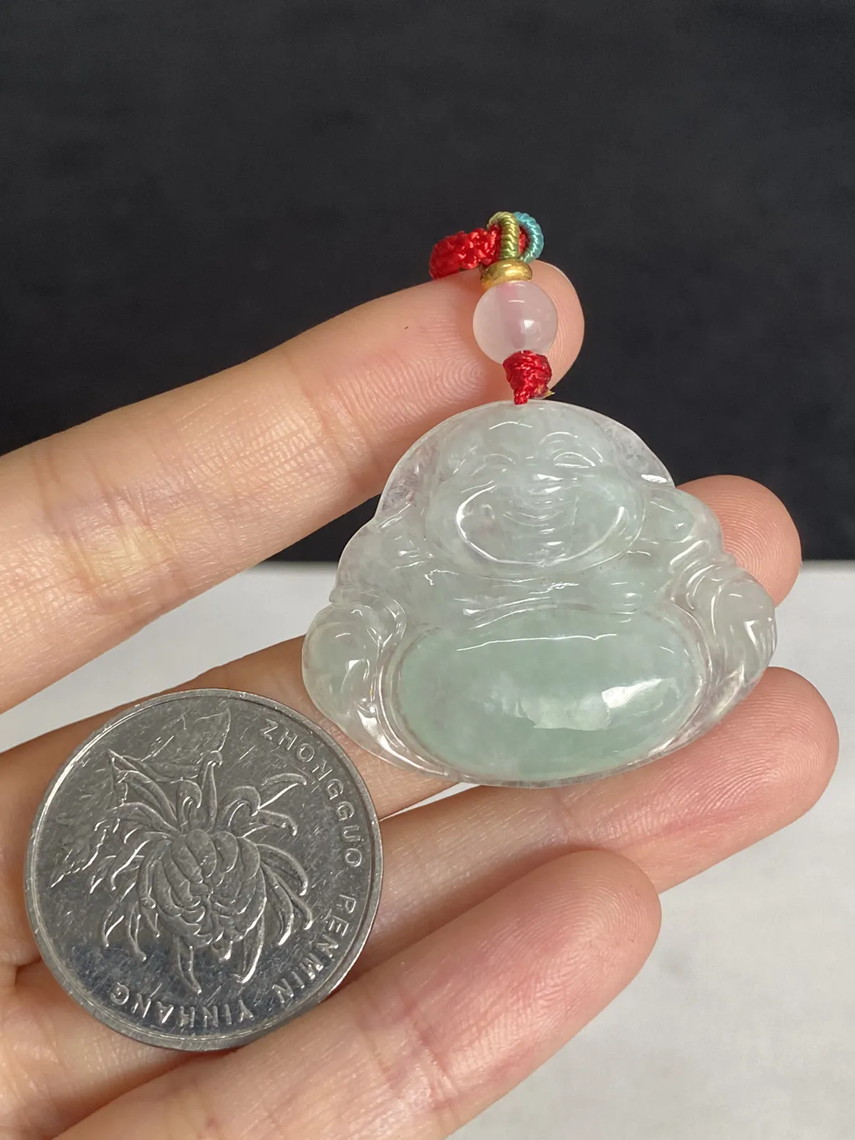 翡翠吊坠，配珠未测