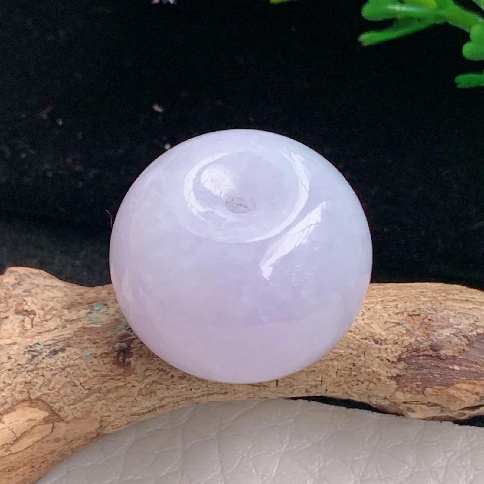 abc自然光21*15.8天然缅甸翡翠紫罗兰财运享通 路路通玉吊坠 玉挂件