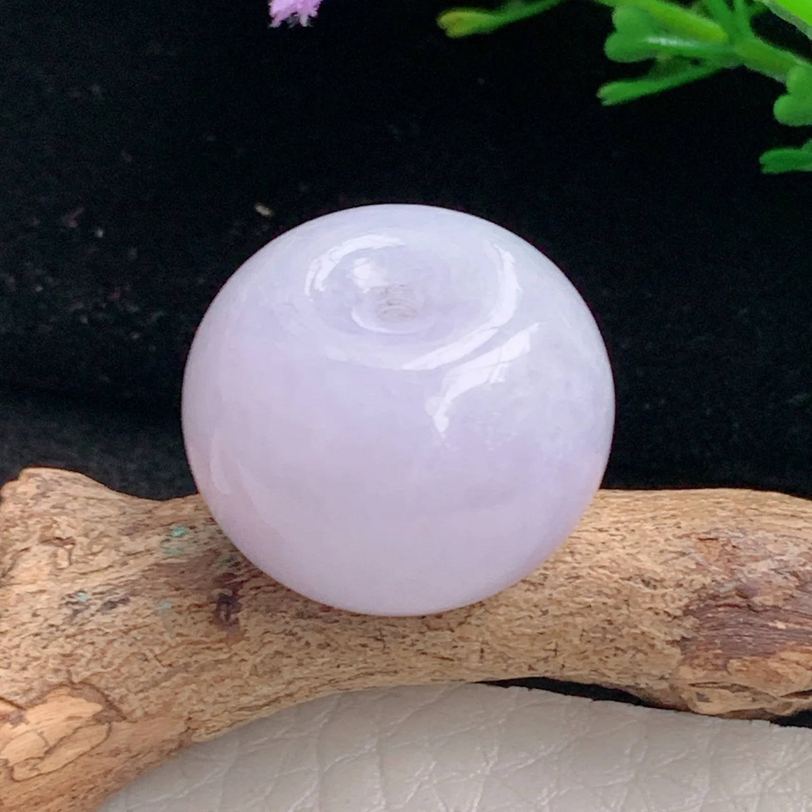 abc自然光21*15.8天然缅甸翡翠紫罗兰财运享通 路路通玉吊坠 玉挂件