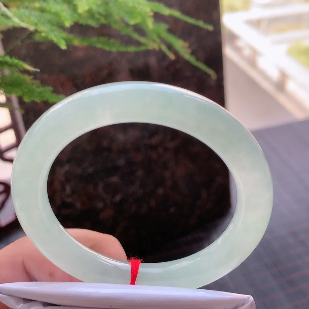 圆条冰绿 微纹 尺寸:53.2/9.7 冰润🥰🥰